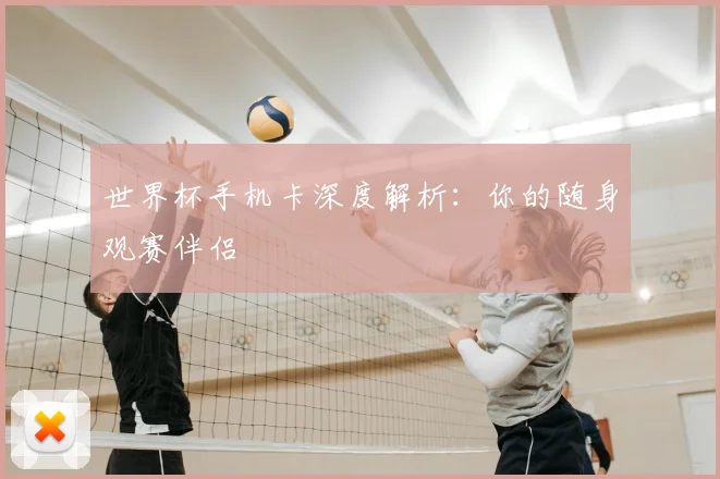 世界杯手机卡深度解析：你的随身观赛伴侣